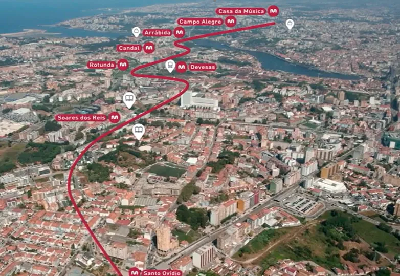 Electrification of the new Rubi Line of the Porto Metro