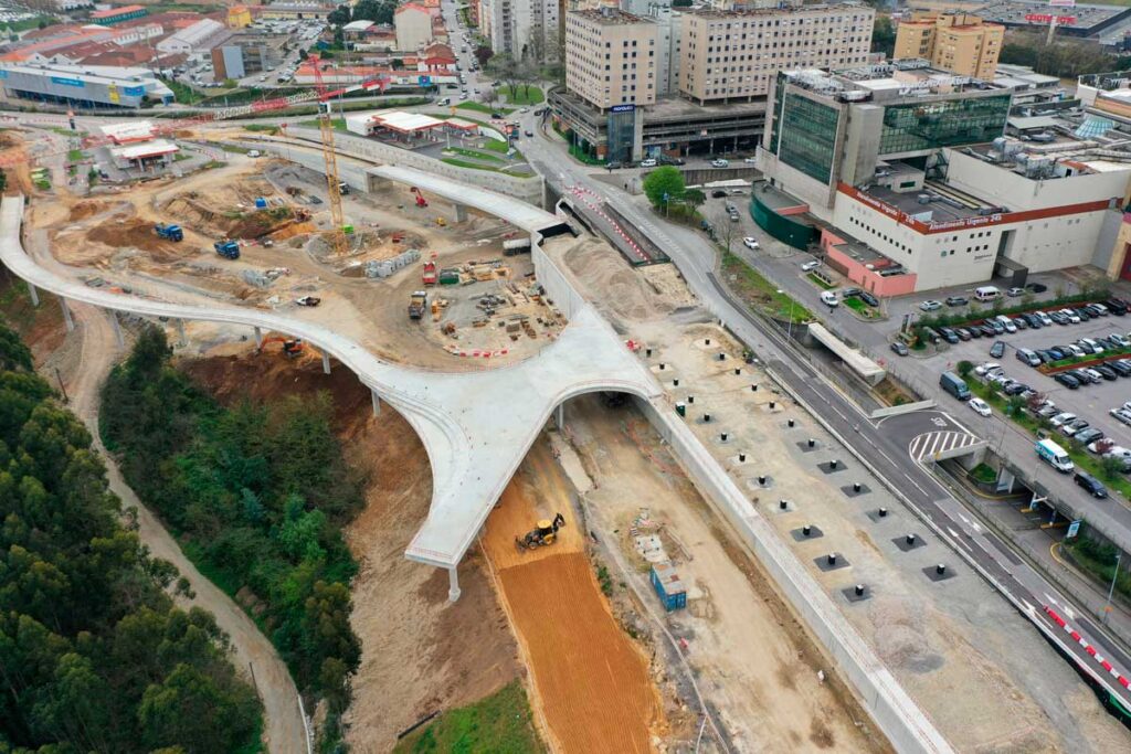 Electrificación de la nueva Línea Rubí del Metro do Porto