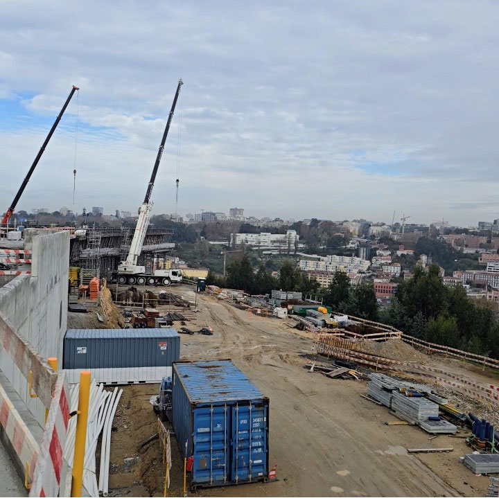 Electrificación de la nueva Línea Rubí del Metro do Porto