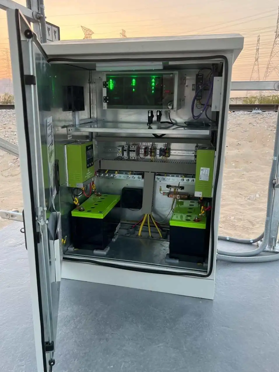 Monitorización inteligente remota de rotura y temperatura de carril.